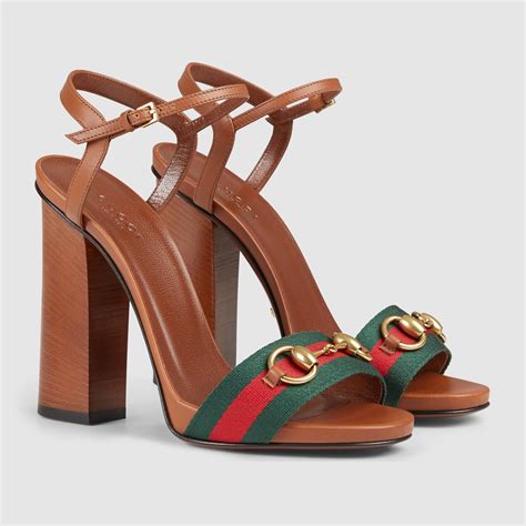 gucci flat sandals brown|Gucci high heels sandals.